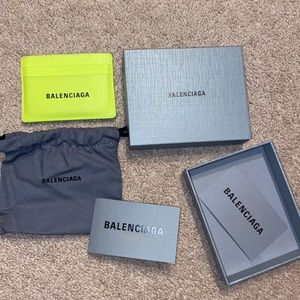 Balenciaga cash card holder